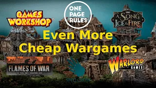 Even More Cheap Wargames