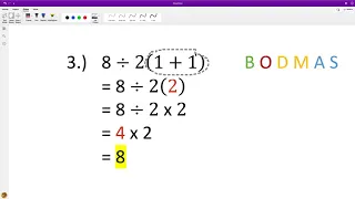 Mathematics - BODMAS or BOMDAS fully explained to enable any type of math operation to be solved.