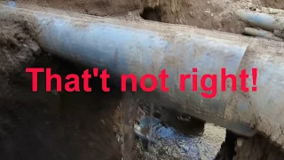 Electrical Conduit Full of water