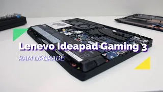 How to Open and Upgrade Lenovo ideapad gaming 3 Laptop | Improve Gaming Performance | RAM upgrade