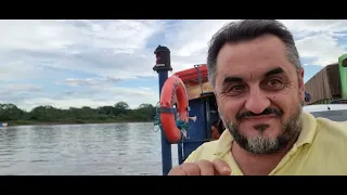 ATRAVESSANDO O RIO MADEIRA DE BALSA E CHEGANDO NA CIDADE DE HUMAITÁ NO ESTADO DO AMAZONAS. #amazon