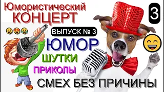 СМЕХ БЕЗ ПРИЧИНЫ (3) Юмористический концерт [Звёзды юмора и шоу-бизнеса] #смех #юмор #приколы #шоу