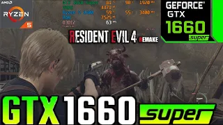 Resident Evil 4 Remake GTX 1660 Super 1080p Pc Performance Test