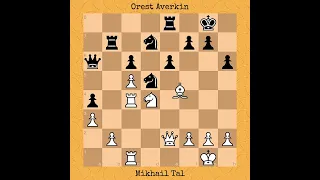 Mikhail Tal vs Orest Averkin | USSR Championship, 1973 #chess