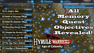 Hyrule Warriors: Age of Calamity - All Memory Quest Objectives Revealed!
