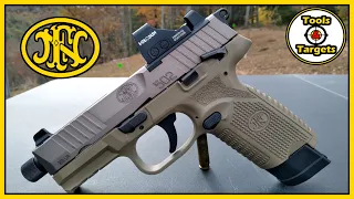 FN 502 Tactical! Quick Range Review...Leaded Barrel Not Included.