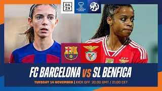 Barcelona vs. Benfica | Partido entero de la jornada 1 de la UEFA Women’sChampions League 2023-24