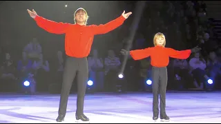 Evgeni and Alexander Plushenko - Philip Kirkorov - If you leave. Russian seasons, Saint Petersburg