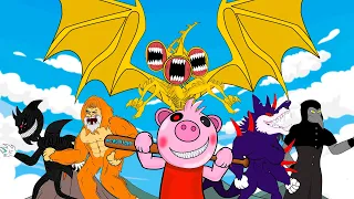 Siren Head, BigFoot Vs Piggy, Cartoon Cat, Catoon Dog + More |  Roblox Piggy Animation - GV Studio
