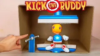 How to Make Kick the Buddy - Hydraulic Press Machine from Cardboard