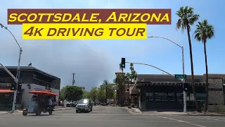 Scottsdale, Arizona | 4k Driving Tour | Dashcam