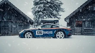 Porsche Dakar Winter Coffee Run!