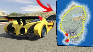 CARRERA INCREIBLE! VUELTA AL MAPA ÉPICA!! - GTA V ONLINE