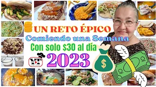 RETO: UNA SEMANA COMIENDO CON $30 o $60 AL DÍA p/2 en NLD| Épico| Qué cocinar en tiempo de CRISIS