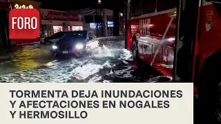 Tormenta causa inundaciones en Nogales y Hermosillo en Sonora - Las Noticias