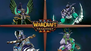 ГЕРОИ НОЧНЫХ ЭЛЬФОВ - Warcraft 3 : Reforged - гайд варкрафт 3 за ночных эльфов