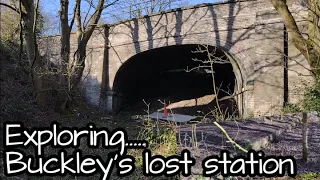 Exploring Buckley Old Railway Station - abandoned closed disused - Mold Deeside Borderlands line