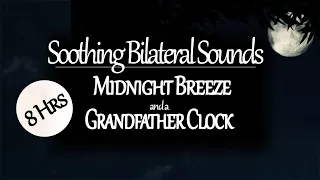 Soothing 8 Hour Bilateral Stim for Deep Sleep, Anxiety, Stress 🎧 Sounds: Breeze, Crickets, Clock