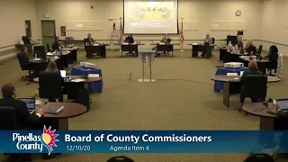 Board of County Commissioners Agenda Briefing / Work Session 12-10-20