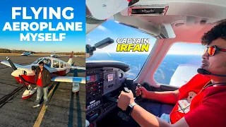 Flying Aeroplane For the First time!!!! Pilot 🔥| Private Aircraft Flying 🤩 - Irfan's View