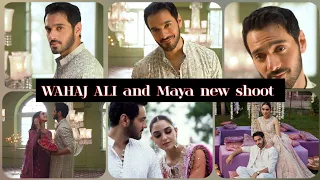 wahaj ali and maya ali new shoot video |wahaj and maya in wedding dress shoot