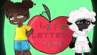 Life letters Meme||Amanda the Adventurer||Gacha club||Loop||TW:FLASH AND GLITCH!