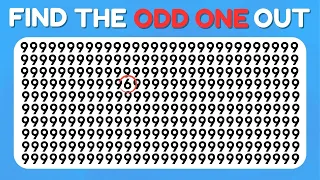 Find The ODD Number and Emojis | Find the ODD One Out | Emoji Quiz | Easy, Medium, Hard