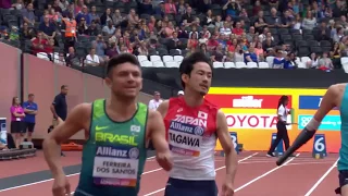 Men's 100m T47 | Round 1 Heat 1 | London 2017 World Para Athletics Championships