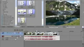 Видео монтаж в Sony Vegas 9 10   12 Тонкая настройка переходов Рендер в DivX