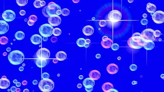 Bubble air Blue Screen Overlay Effect HD Animation Футаж пузыри