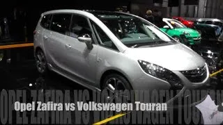 Opel Zafira vs Volkswagen Touran
