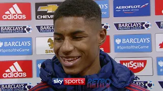 Marcus Rashford after his man of the match performance on his Premier League debut