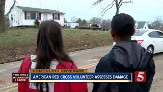 Red Cross Assesses Tornado Damage In Clarksville