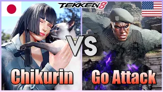 Tekken 8  ▰  Chikurin (#1 Lili) Vs Go Attack (Raven) ▰ Ranked Matches!