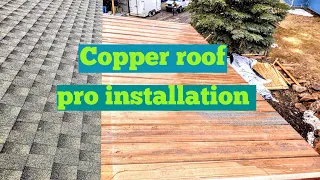 Complete custom copper roof installation the highest Professional Standards