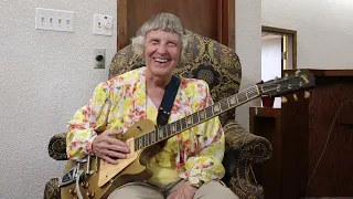 Linda Lee and her 1953 Les Paul Gold Top Electric Guitar