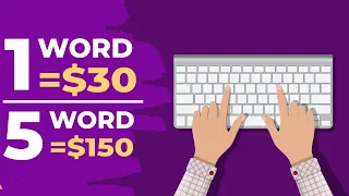 Earn $30 Per Word You Type | Super Simple Method! (Make Money Online 2023)