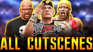 WWE 2K14 - ALL CUT SCENES - 30 Years of Wrestlemania Showcase