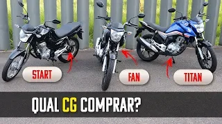 Qual CG comprar? START, FAN ou TITAN? (Avaliação Completa)