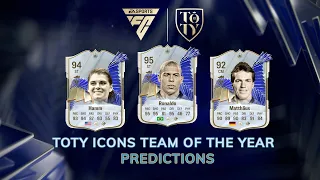 EA SPORTS FC 24: Predictions Team of the Year TOTY ICONS 2023