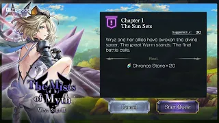 Another Eden 3.6.00 The Mists of Myth Wryz Saga III: Chapter 1 The Sun Sets Walkthrough & Boss Fight