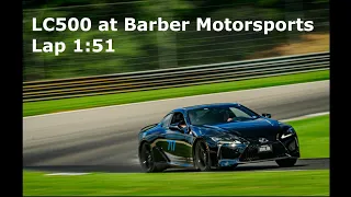 LC500 at Track - Barber Motorsports