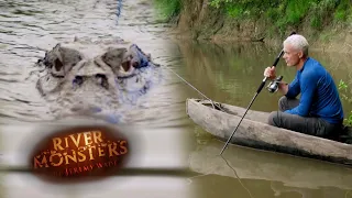 Caiman Sneaks Up On Jeremy Wade! | SPECIAL EPISODE | River Monsters