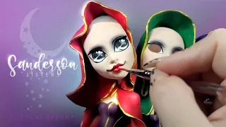 Doll Figurine HOCUS POCUS The Sanderson Sisters | Witches | Monster High Repaint Commission Project