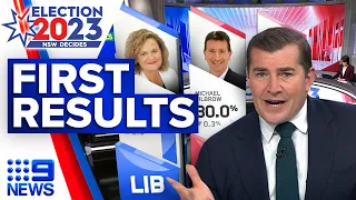 First election results start to roll in | NSW Election 2023 | 9 News Australia