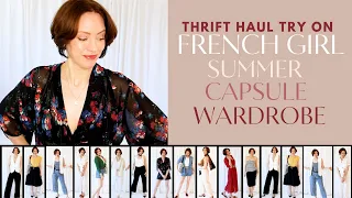 Try On Haul French Summer Capsule Wardrobe | How much did it all cost?