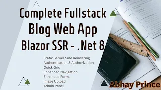 Lets build a complete full stack Blog App with new Blazor SSR .Net 8 | Full Course