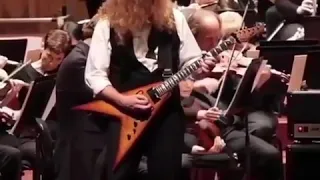 Dave Mustaine performs with San Diago Symphony