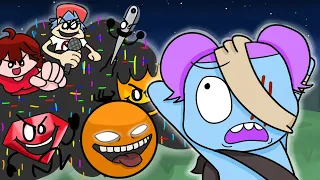 Part 2 BFDI glitched PIBBY x RUBY x ANNOYING ORANGE  “BATTLE FOR CORRUPTED ISLAND” | FNF ANIMATION