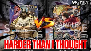 [This MU is harder than I thought] - Black Lucci vs 3D2Y Luffy [OP07] [One Piece Card Game]